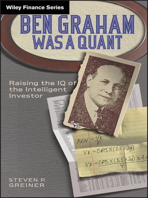 cover image of Ben Graham Was a Quant